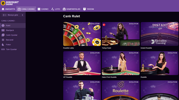 Discountcasino casino sitesi